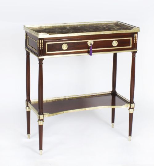 Antique French Desserte Console Side Table C1840 19th C