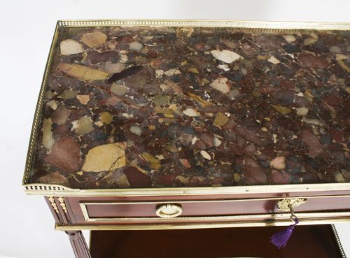 fig 5. Antique French Desserte Console Side Table C1840 19th C