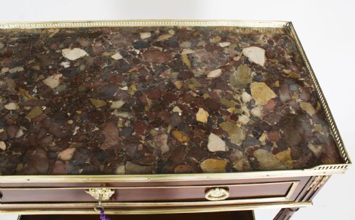 fig 6. Antique French Desserte Console Side Table C1840 19th C