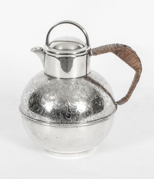 Antique Victorian Silver Plated Tea Pot 19th Century