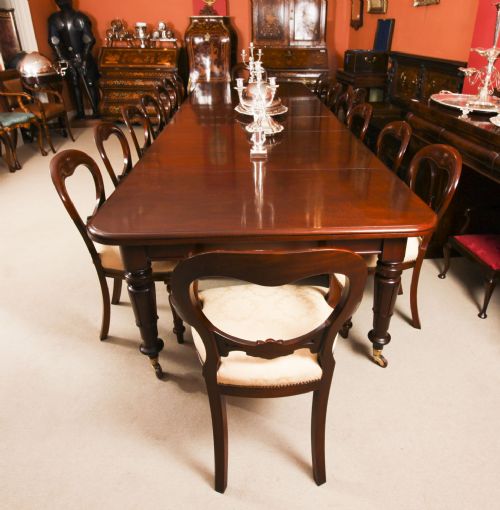 ANTIQUE 14FT6 WILLIAM IV EXTENDING DINING TABLE C1835 19TH C - ADDITIONAL PHOTO 3