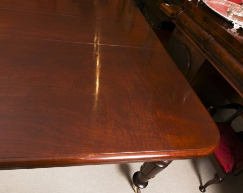 ANTIQUE 14FT6 WILLIAM IV EXTENDING DINING TABLE C1835 19TH C - ADDITIONAL PHOTO 7
