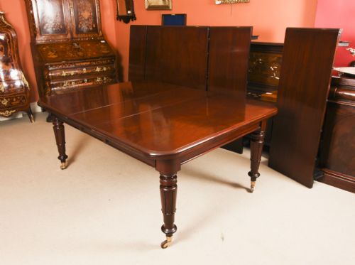 ANTIQUE 14FT6 WILLIAM IV EXTENDING DINING TABLE C1835 19TH C - ADDITIONAL PHOTO 15