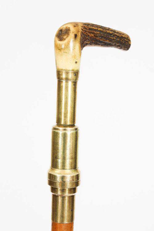 fig 1. Antique Helixophile's Novelty Walking Stick Corkscrew Cane 19th Century 97cm/38inches
