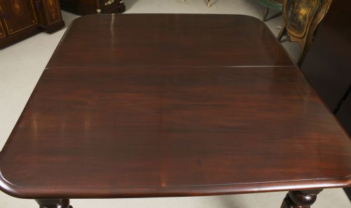 fig 11. Antique Wiliam IV Extending Dining Table & 8 Gillow chairs 19th C
