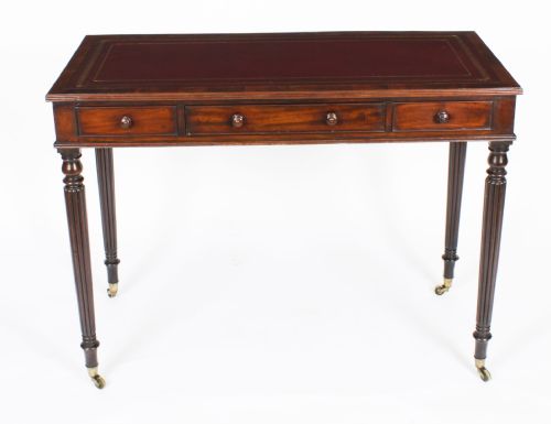 fig 1. Antique Victorian Gillows Writing Table 19th C