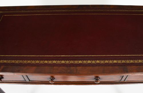 fig 3. Antique Victorian Gillows Writing Table 19th C