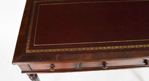 fig 4. Antique Victorian Gillows Writing Table 19th C