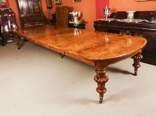 fig 8. Antique 18ft Victorian Pollard Oak Extending Dining Table 19th Century