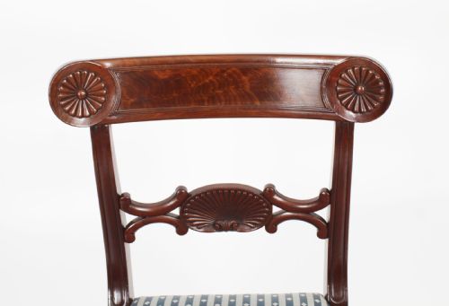 fig 2. Antique Set 8 George IV Dining Chairs Gillow C1815 19th Century
