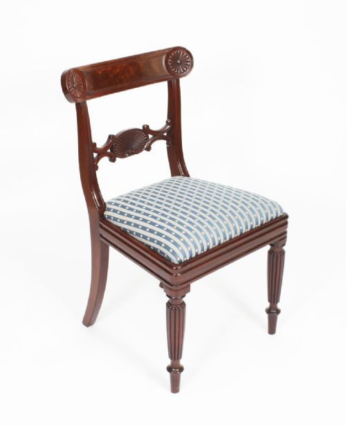 fig 4. Antique Set 8 George IV Dining Chairs Gillow C1815 19th Century