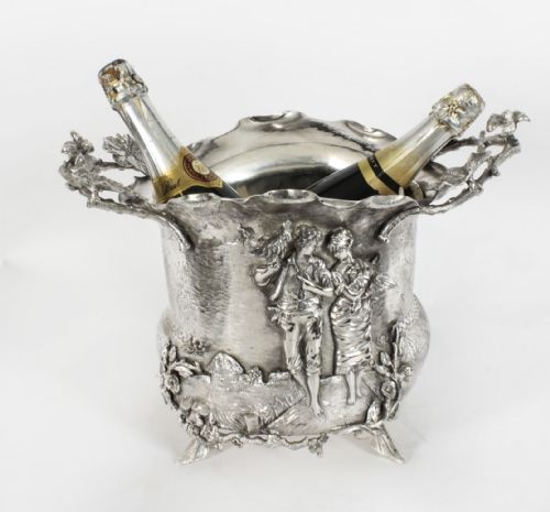 fig 1. Antique Wine Cooler Champagne Ice Bucket 19th C