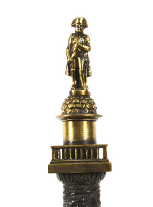 fig 2. Antique French Grand Tour Gilt Bronze Model of Vendôme Column 19thC