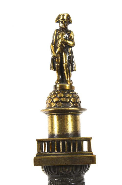 fig 3. Antique French Grand Tour Gilt Bronze Model of Vendôme Column 19thC