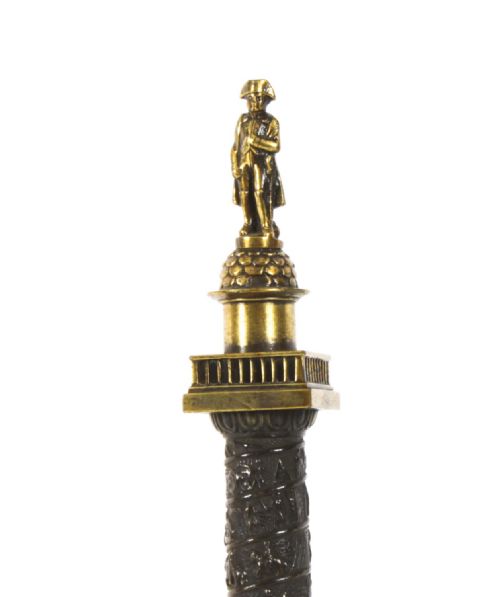 fig 5. Antique French Grand Tour Gilt Bronze Model of Vendôme Column 19thC