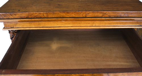 fig 5. Antique Victorian Pollard Oak Wellington Chest by Edwards & Roberts 19th C