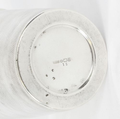 fig 2. Antique Silver Plate Cobbler Cocktail Shaker by Oliver & Bensley C1930