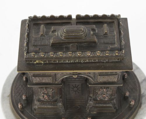 fig 3. Antique French Grand Tour Bronze Model of The Arc de Triomphe, 19th Century