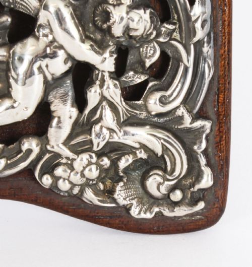 fig 6. Antique Victorian Sterling Silver Photo Frame William Comyns 1897 20x14cm