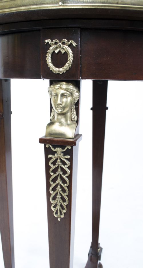 fig 5. Antique French Empire Marble & Ormolu Occasional Table c.1830