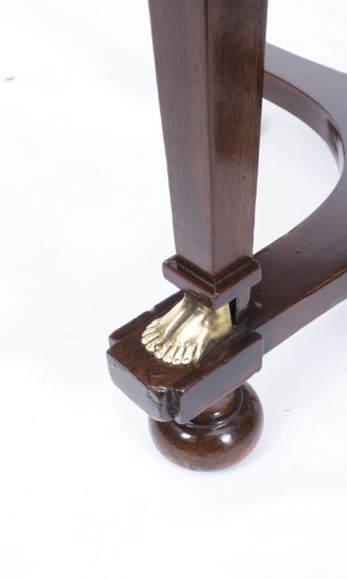 fig 6. Antique French Empire Marble & Ormolu Occasional Table c.1830