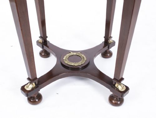 fig 7. Antique French Empire Marble & Ormolu Occasional Table c.1830