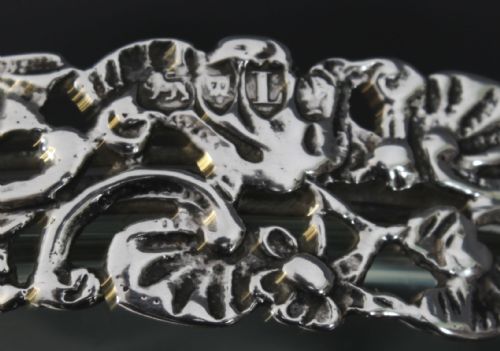 fig 2. Antique Victorian Sterling Silver Magnifying Glass by Asprey 1886 19th C
