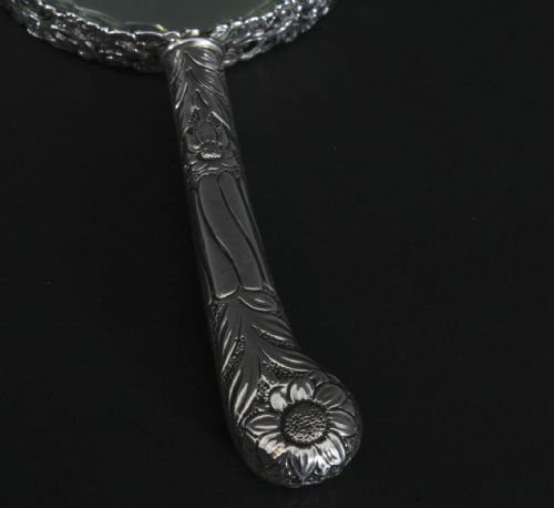 fig 3. Antique Victorian Sterling Silver Magnifying Glass by Asprey 1886 19th C