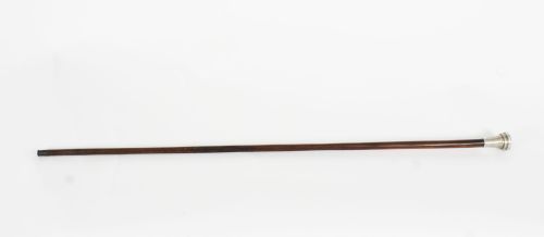 fig 3. Antique Silver & Ebonised Watch Opera Cane Walking Stick 19th C