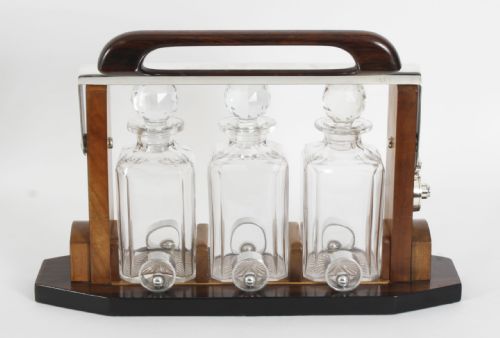 fig 1. Antique French Art Deco Tantalus by Louis Prodhon, Paris C1930