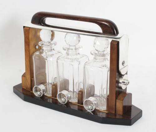 fig 2. Antique French Art Deco Tantalus by Louis Prodhon, Paris C1930