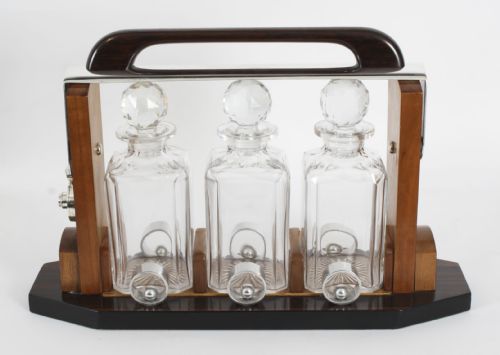 fig 3. Antique French Art Deco Tantalus by Louis Prodhon, Paris C1930