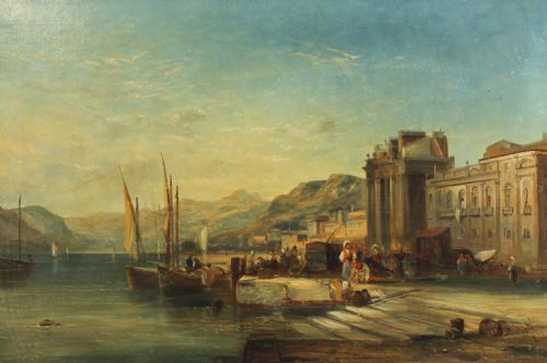 fig 1. Antique Oil Painting