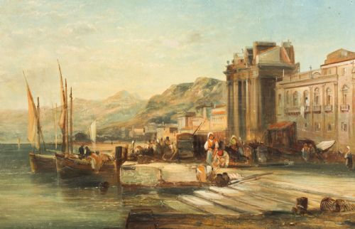 fig 3. Antique Oil Painting