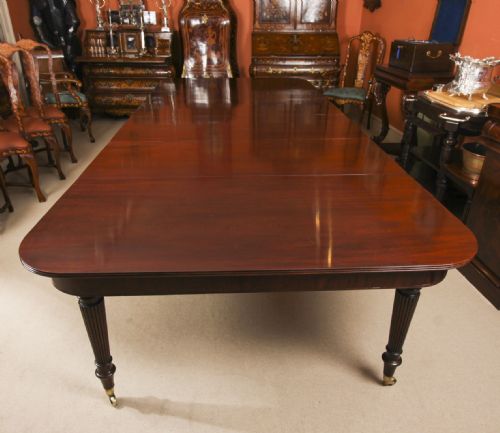 fig 1. Antique 12ft Imperial Style Extending Dining Table C1810 19th C