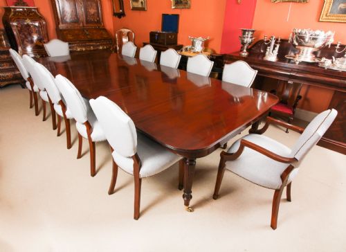 fig 2. Antique 12ft Imperial Style Extending Dining Table C1810 19th C