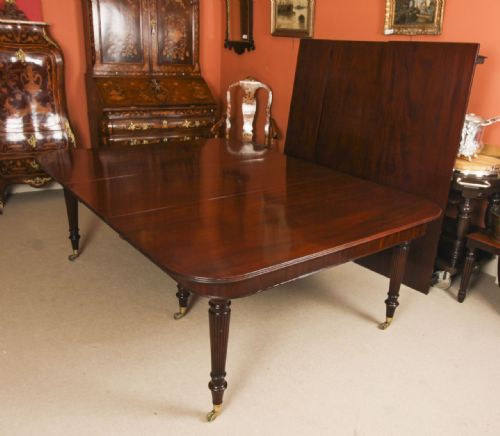 fig 6. Antique 12ft Imperial Style Extending Dining Table C1810 19th C
