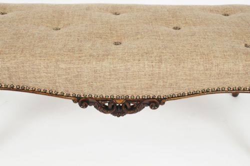 fig 2. Antique French Stool Ottoman Coffee table Window Seat 19th C