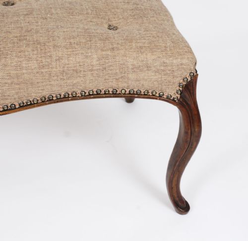 fig 3. Antique French Stool Ottoman Coffee table Window Seat 19th C