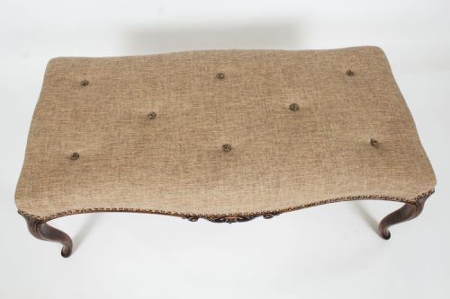 fig 4. Antique French Stool Ottoman Coffee table Window Seat 19th C