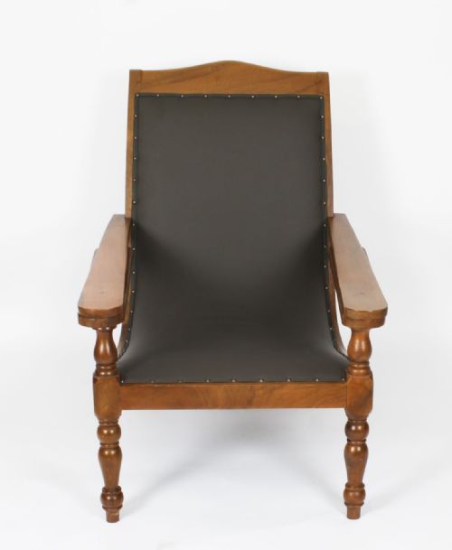 ANGLO INDIAN TEAK PLANTER'S CHAIR WITH EXTENDING ARMS19TH CENTURY - ADDITIONAL PHOTO 2