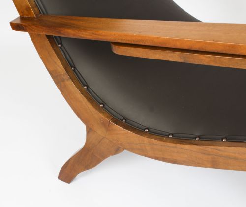 ANGLO INDIAN TEAK PLANTER'S CHAIR WITH EXTENDING ARMS19TH CENTURY - ADDITIONAL PHOTO 5