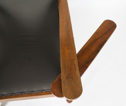 ANGLO INDIAN TEAK PLANTER'S CHAIR WITH EXTENDING ARMS19TH CENTURY - ADDITIONAL PHOTO 7