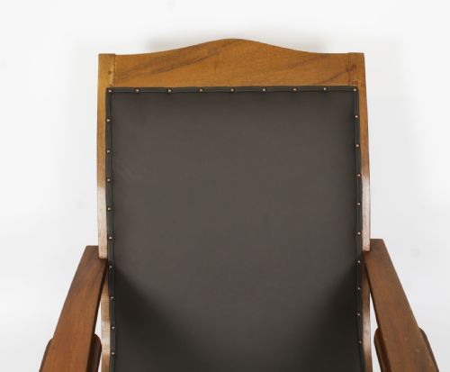 ANGLO INDIAN TEAK PLANTER'S CHAIR WITH EXTENDING ARMS19TH CENTURY - ADDITIONAL PHOTO 10