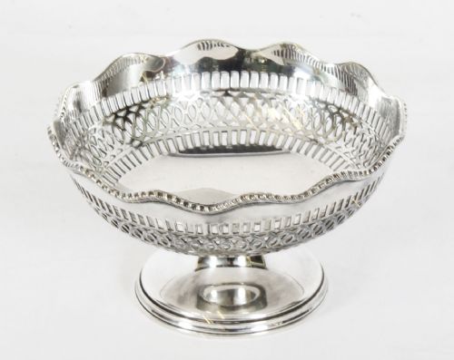 fig 2. Antique Victorian Silver Plated Bon Bon Dish Elkington & Co C1871 19th Century