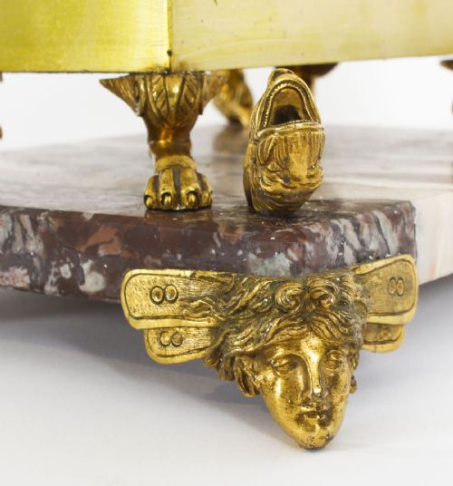 ANTIQUE FRENCH ORMOLU MARBLE CASKET 19TH C - ADDITIONAL PHOTO 14