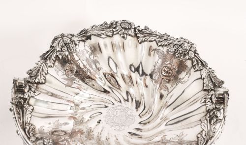 fig 4. Antique Old Sheffield Plated Fruit Basket by Matthew Boulton 19th C