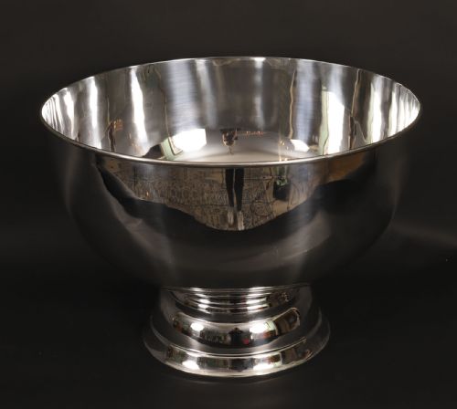 fig 2. Antique Art Deco Silver Plated Champagne / Wine Cooler Mappin & Webb 20th C