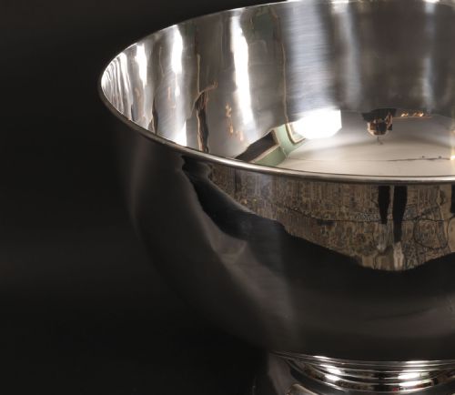 fig 3. Antique Art Deco Silver Plated Champagne / Wine Cooler Mappin & Webb 20th C
