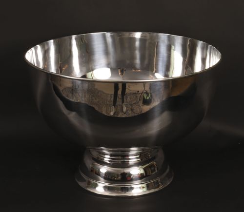 fig 5. Antique Art Deco Silver Plated Champagne / Wine Cooler Mappin & Webb 20th C